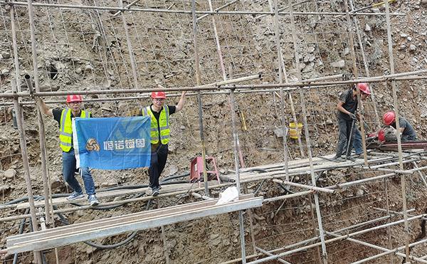 河南洛陽房屋后邊坡工程治理項(xiàng)目邊坡支護(hù)