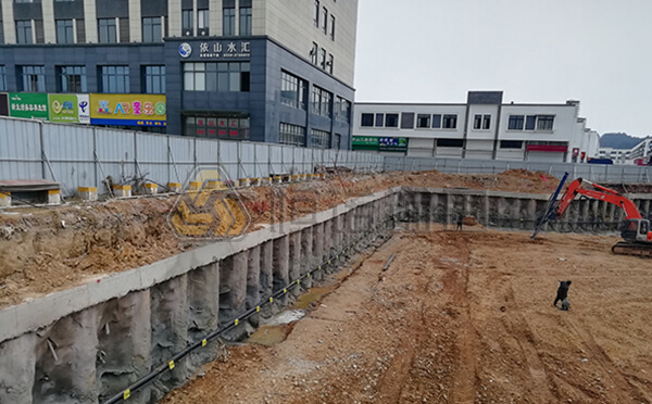 安徽黃山中合農(nóng)產(chǎn)品市場綜合樓項(xiàng)目基坑支護(hù)